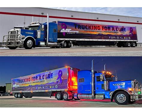 Jj Trucking Uses Big Rig To Raise Awareness Of Pancreatic Cancer