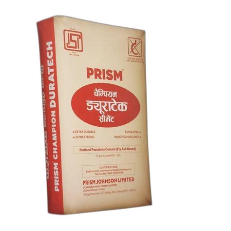 Prism Champion Duratech Cement At Rs 390 Bag Prism DURATECH Cement In