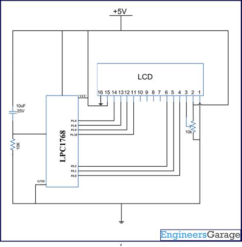 Lcd Interface In Bit Mode With Lpc Part