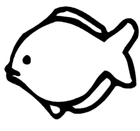 Fish outline ideas about fish template on rainbow fish clip art - WikiClipArt