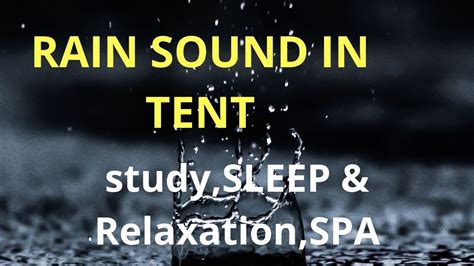 Rain Sound For Relaxation Meditationdeep Sleep And Study Youtube