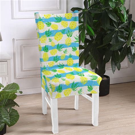 Fruit Print Chair Cover Elastic Seat Covers Removable And Washable