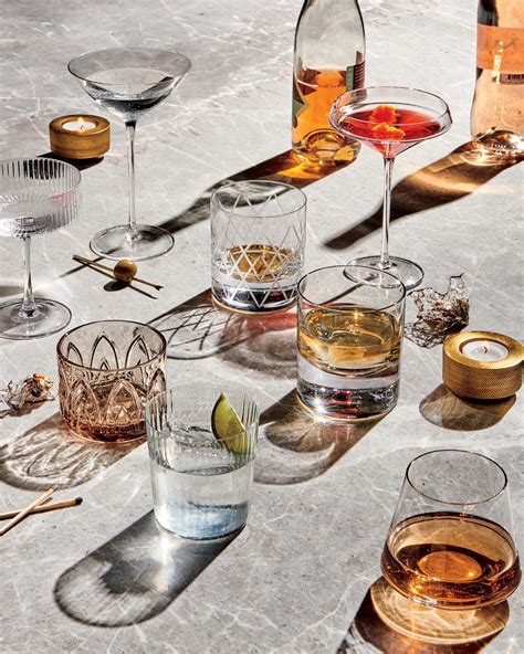 Buchanan Stacking Double Old-Fashioned Glasses Set of 6 + Reviews | CB2