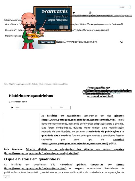 História em Quadrinhos - Origem, Características, Tipos - Português ...