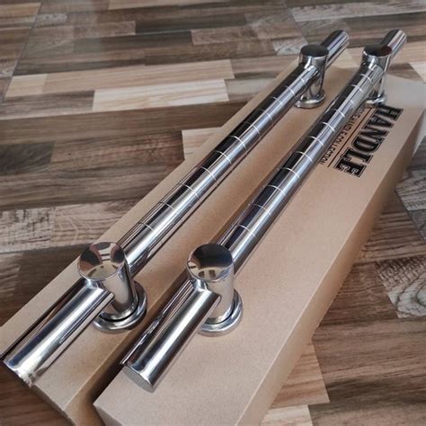 Jual Handle Pintu Panjang 60cm Gagang Pintu Stainless Bulat Pegangan