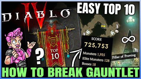 Diablo 4 This Trick BREAKS Gauntlet Easy Top 100 Leaderboard Guide