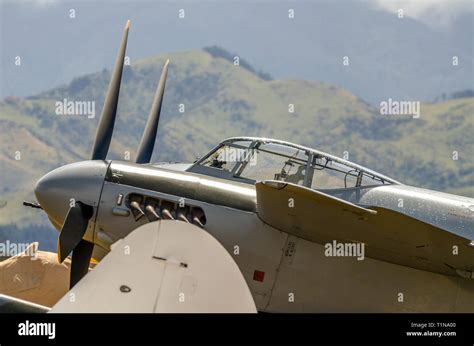 de Havilland DH.98 Mosquito fighter plane at Hood Aerodrome. Second ...