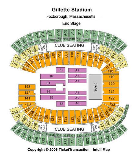 Gillette Stadium Tickets, Seating Charts and Schedule in Foxborough MA ...