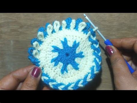 Super Easy Very Useful Crochet Beautiful Motif Crochet Coaster Supla