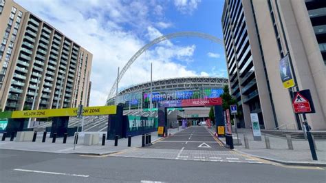 The Famous Wembley Stadium in London - LONDON, UNITED KINGDOM - MAY 27 ...