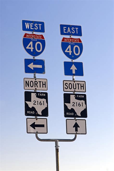 Texas Road Signs Photograph by James Steinberg - Pixels