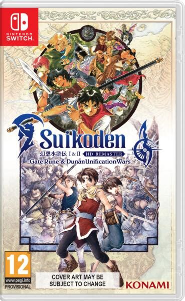 Konami Suikoden I II HD Remaster Gate Rune Dunan Unification Wars