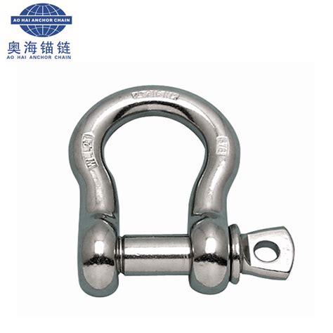 Hot Forged Stainless Steel 304 316 Bow Shackle Marine JIS Type Bow