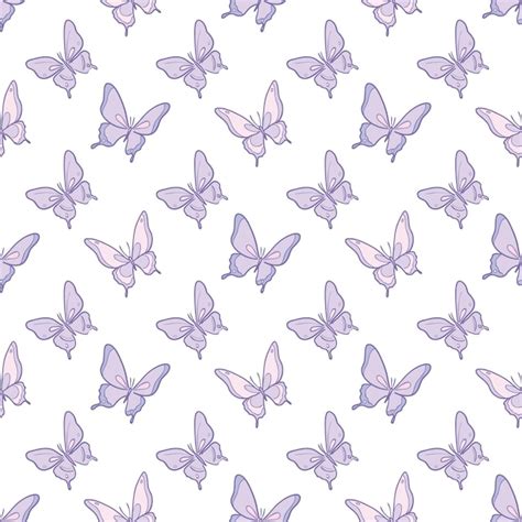 Fondo De Vector De Mariposa P Rpura Vector Premium