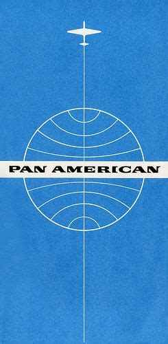 Pan American World Airways Ticket Jacket C 1960 Vintage Graphic