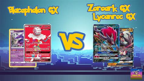 Blacephalon Gx Vs Zoroark Gxlycanroc Gx Pokemon Tcg Tabletop Match