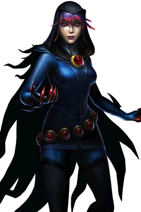 Injustice Gau Ios Raven Render 4 Injustice Raven Dc Heroes