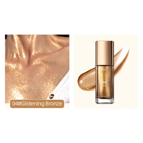 Hoanselay Face Body Oil Luminizer Liquid Illuminator Body Shimmer Oil Moisturizing Bronzer