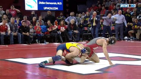 Top Plays Michigan At Rutgers Big Ten Wrestling YouTube