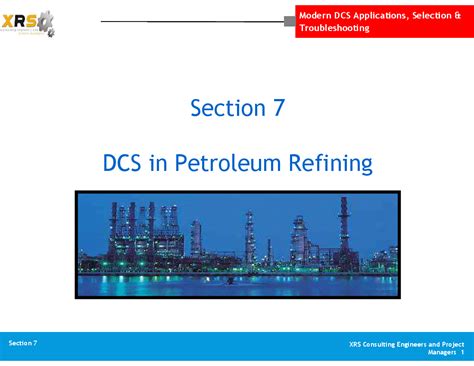 Distributed Control Systems Dcs Dcs In Petroleum Refining