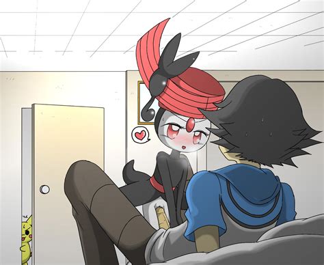 Rule 34 Ash Ketchum Blush Clothes Color Female Feral Human Indoors Insertion Interspecies Male