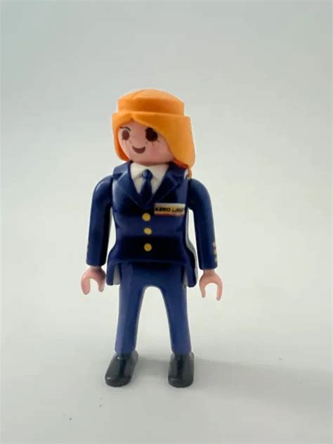 Playmobil Personnages Femme Moderne City Ville Hotesse De L Air