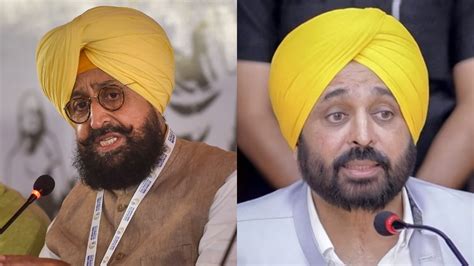 Acting Punjab Cm Partap Singh Bajwa Cm Bhagwant Mann War Of Words On X Intensifies India Tv