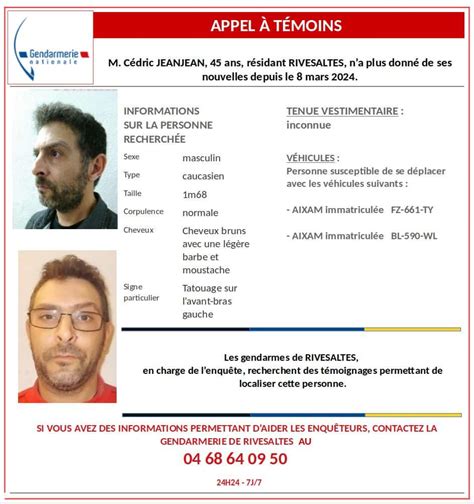 Perpignan Appel à Témoins Après La Disparition Dun Homme