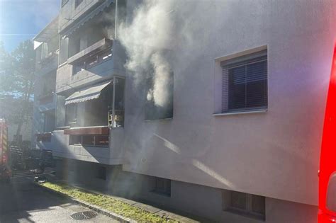 Brand In Welzenegg Wohnung Unbewohnbar