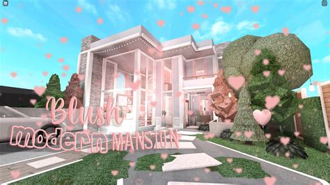 Bloxburg Tour Blush Modern Mansion 205K Eloiral YouTube