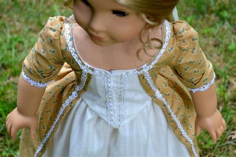 Doll Dress Colonial Gown For American Girl Felicity Elizabeth Summer