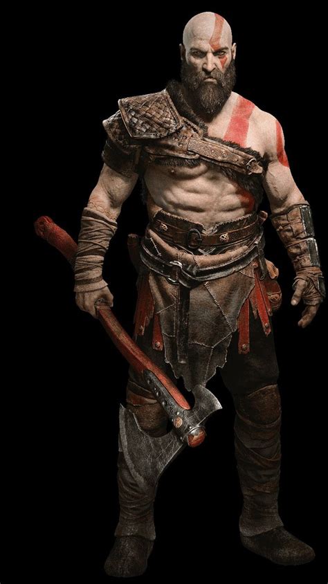 Kratos (old) God Of War, Character Portraits, Samurai Gear, Design Elements, Vikings, Pop ...