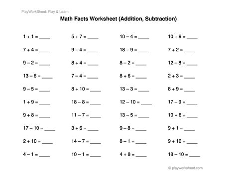 Free Math Worksheets - Worksheets Library