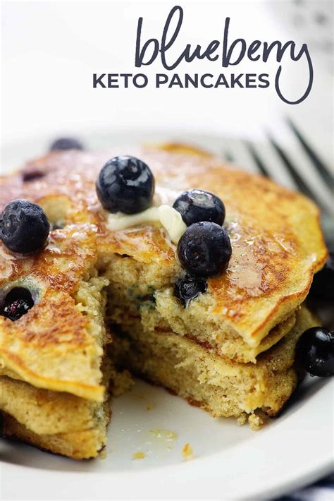 Thick And Fluffy Keto Blueberry Pancakes That Low Carb Life