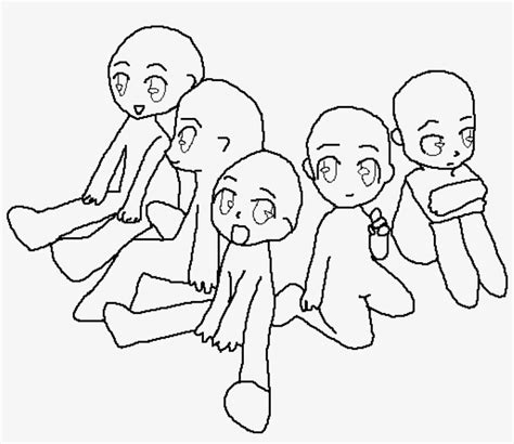 Family Base - Base Drawing 4 Group Transparent PNG - 1280x960 - Free ...