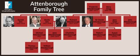 Attenborough Family Tree : r/UsefulCharts