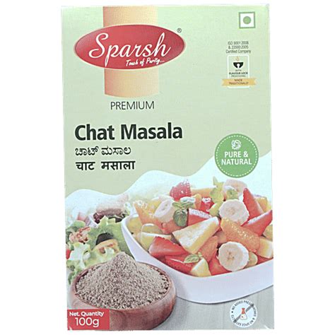 Buy Sparsh Chat Masala Pure Natural Nutritious Rich In Minerals