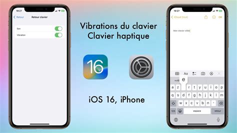 Tuto IOS 16 Comment Activer Les Vibrations Du Clavier De L IPhone