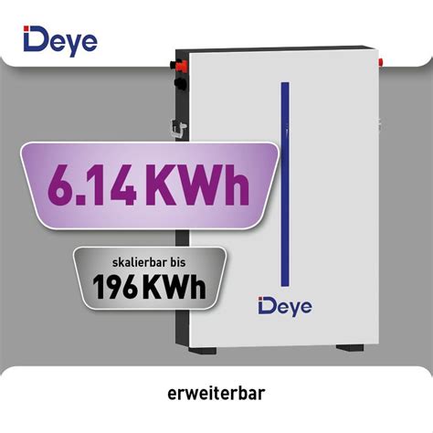 Deye Rwm Kwh V Ah Energiespeicher Lifepo Deyrwm