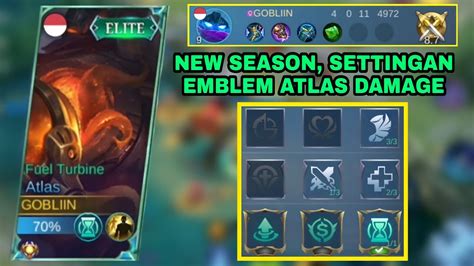 BUILD ATLAS TERSAKIT DAN TERKUAT 2022 ATLAS MOBILE LEGENDS YouTube