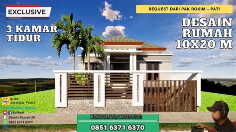 Desain Rumah Minimalis Modern Request Dari PAK ROKIM PATI Dgn Luas