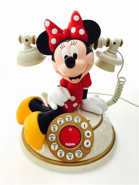 Disney Walt Telephone Minnie Mouse Second Half Of Catawiki