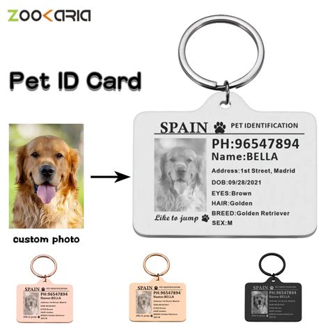 Personalisierte Hund Id Tag Nach Pet Id Karte Identifikation Anti