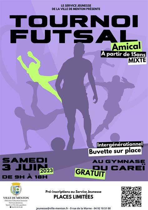Tournoi de futsal : inscrivez-vous ! - @villedementon