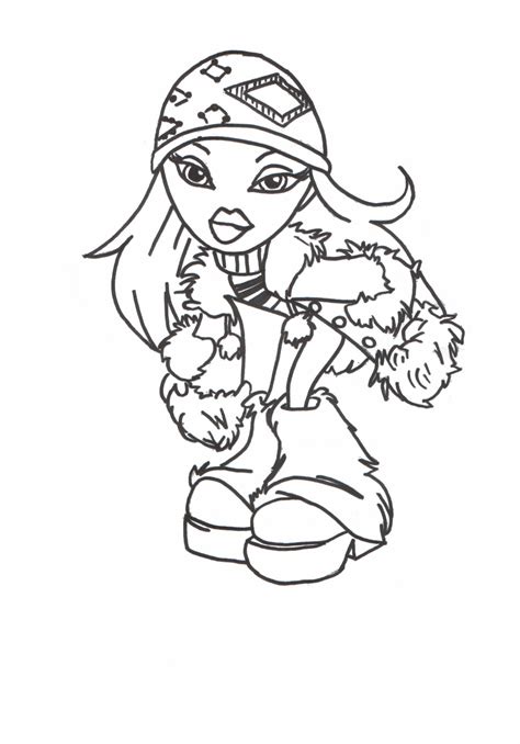 Free Printable Bratz Coloring Pages For Kids