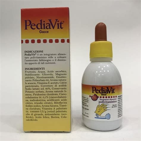 Pediavit Gocce Ml Farmacia Di Fiducia