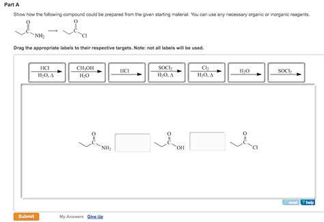 Solved Show How The Following Compound Could Be Prepared Chegg