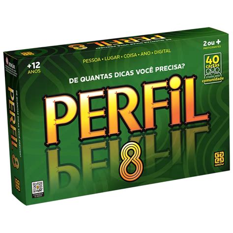 Perfil Jogo De Tabuleiro - JOGO DE TABULEIRO PERFIL 8 GROW 04992 | Shopee Brasil