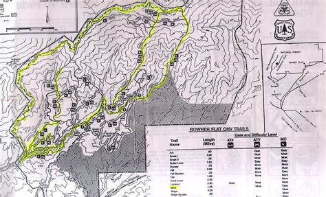 Drinkwater Flats Trail Map At Louise Fields Blog