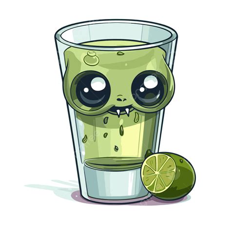 Copo De Tequila Vetor Png Adesivo Clipart Cabeça De Zumbi Em Um Copo